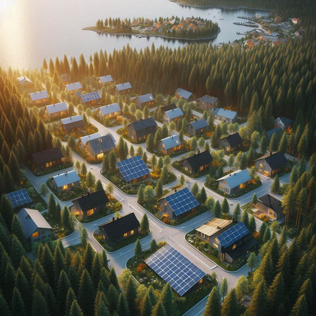 Solceller till bostadsrättsförening
